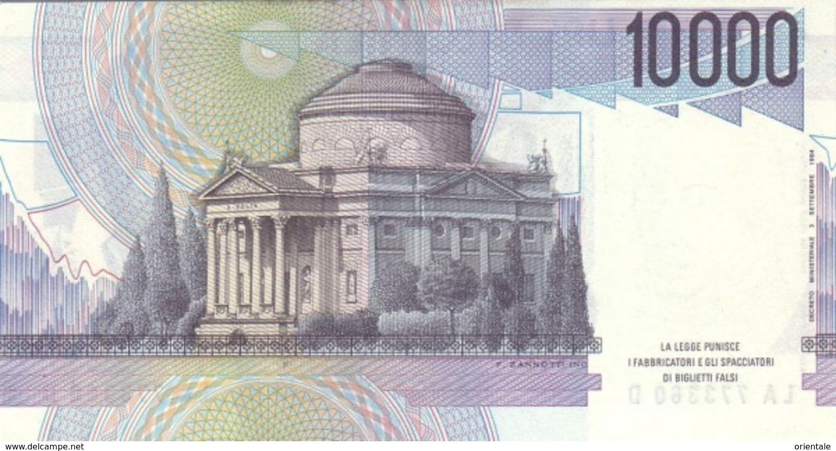 ITALY P. 112a 10000 L 1984 UNC - 10000 Lire