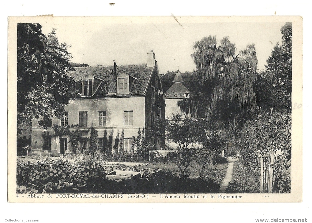 Cp, 78, Abbaye De Port-Royal-des-Champs, L'Ancien Moulin Et Le Pigeonnier, Voyagée - Magny-les-Hameaux