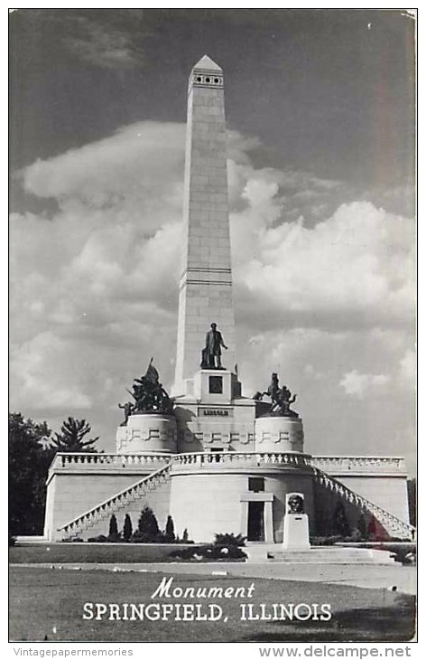 249089-Illinois, Springfield, RPPC, Lincoln Monument, Grogan Photo - Springfield – Illinois