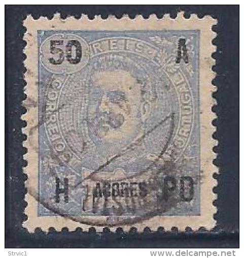 Azores, Scott # 106 Used King Carlos, 1906 - Azores