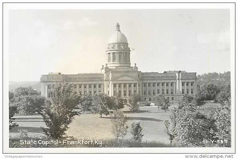 249149-Kentucky, Frankfort, RPPC, State Capitol, Cline Photo No 1-Y-345 - Frankfort