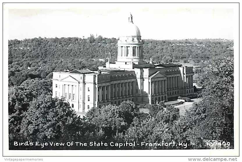 249151-Kentucky, Frankfort, RPPC, State Capitol, Bird's Eye View, Cline Photo No 1-Y-469 - Frankfort