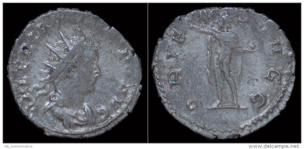 Valerian I AR Antoninianus Sol Standing Left - L'Anarchie Militaire (235 à 284)