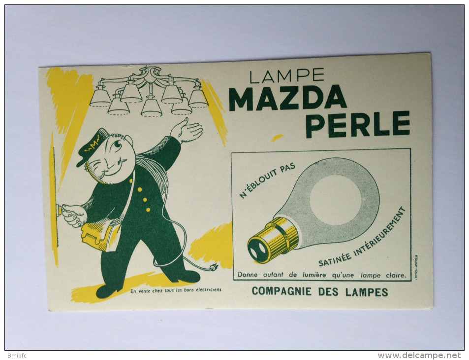 Lampe MAZDA PERLE - Electricity & Gas