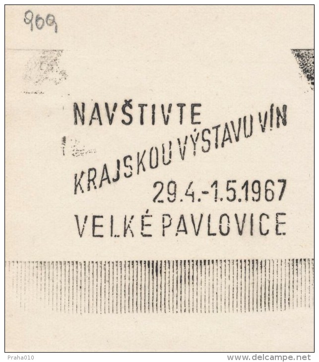 J2254 - Czechoslovakia (1945-79) Control Imprint Stamp Machine (R!): Visit The Regional Wine Exhibition 1967 - Ensayos & Reimpresiones