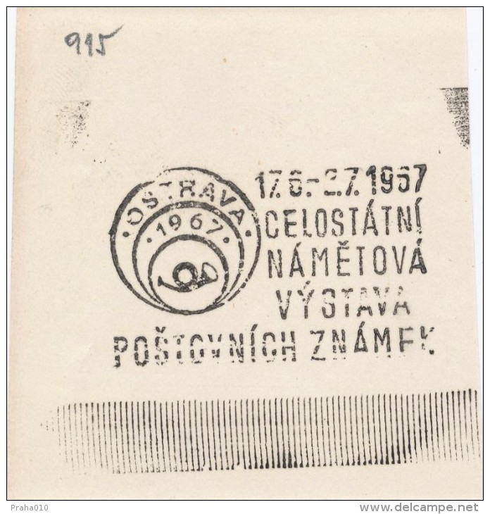 J2264 - Czechoslovakia (1945-79) Control Imprint Stamp Machine (R!): Nationwide Topical Stamp Exhibition Ostrava 1967 - Probe- Und Nachdrucke