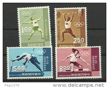 FORMOS 1968 - OLYMPICS MEXICO - YVERT N&ordm; 624-627 - Ongebruikt