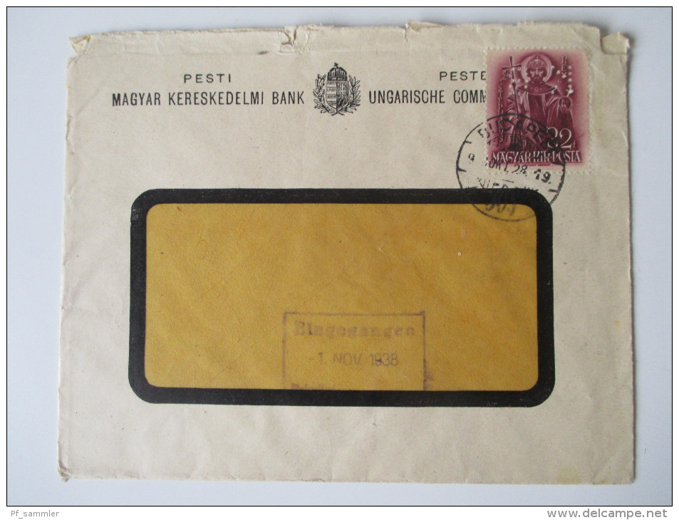 Ungarn 1930er Jahre Belegeposten / Firmenkorrrspondenz. 30 Briefe. Schöne Frankaturen / Express / Perfins. Interessant!?