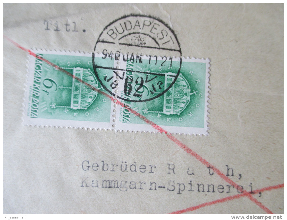 Ungarn 1930er Jahre Belegeposten / Firmenkorrrspondenz. 30 Briefe. Schöne Frankaturen / Express / Perfins. Interessant!?