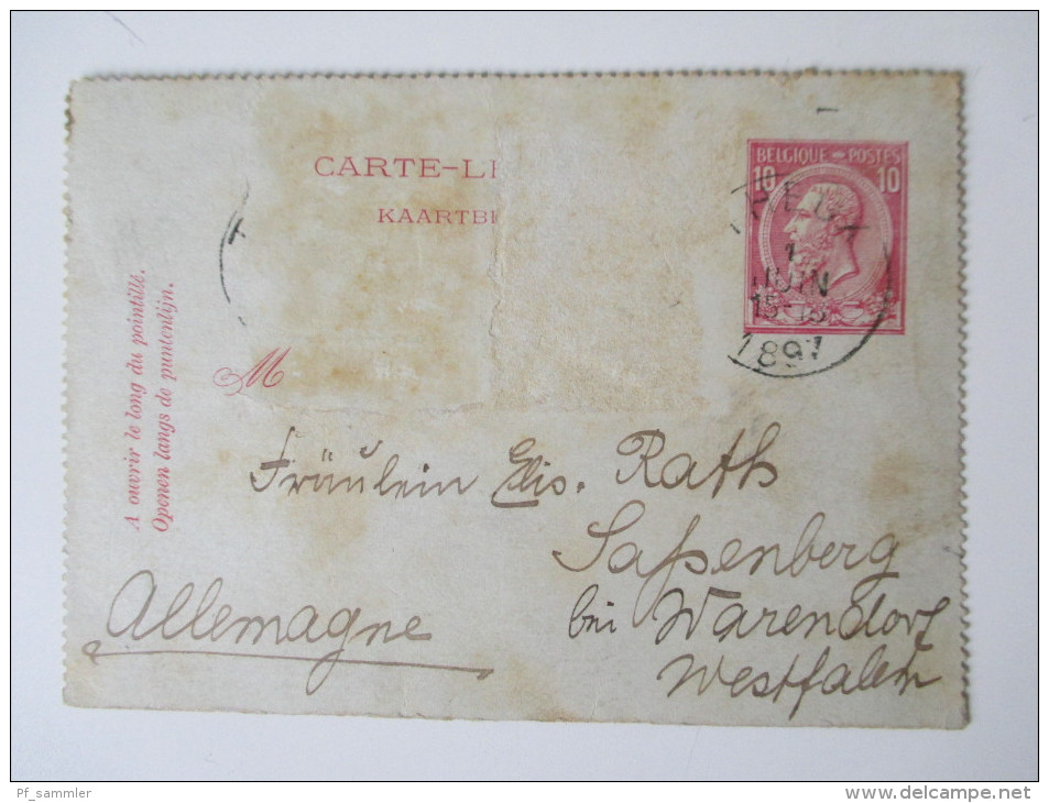 Belgien Belegeposten 1887 - 1950er Jahre aus Firmenkorrespondenz! 40 Briefe! Interessante Stempel und schöne Umschläge