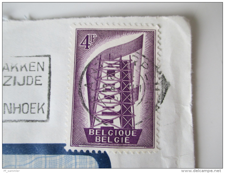 Belgien Belegeposten 1887 - 1950er Jahre aus Firmenkorrespondenz! 40 Briefe! Interessante Stempel und schöne Umschläge