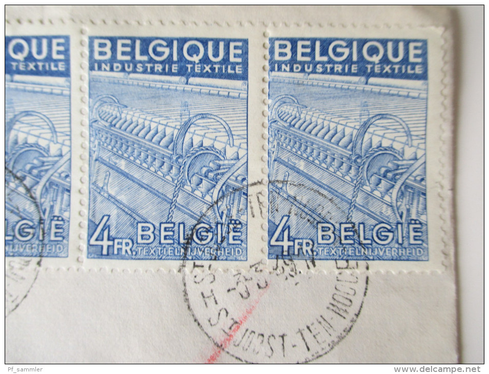 Belgien Belegeposten 1887 - 1950er Jahre aus Firmenkorrespondenz! 40 Briefe! Interessante Stempel und schöne Umschläge