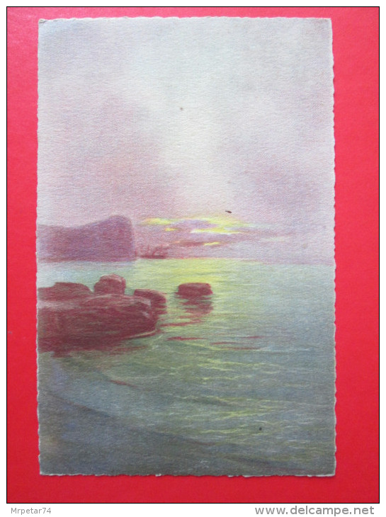 Vintage Postcard Ocean - Paintings