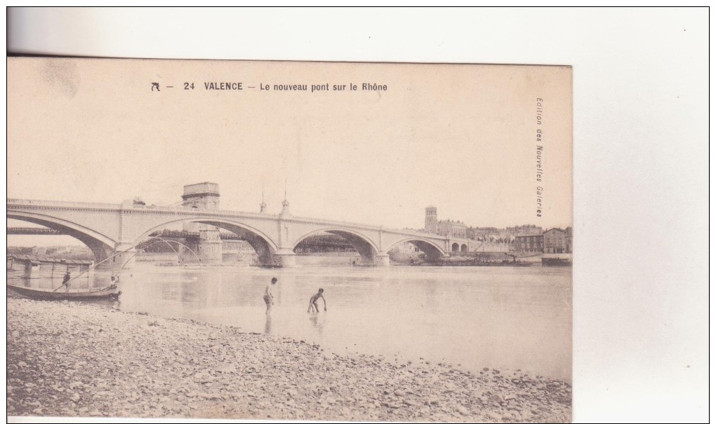 CPA -  24. VALENCE - Le Nouveau Pont Sur Le Rhône - Valence