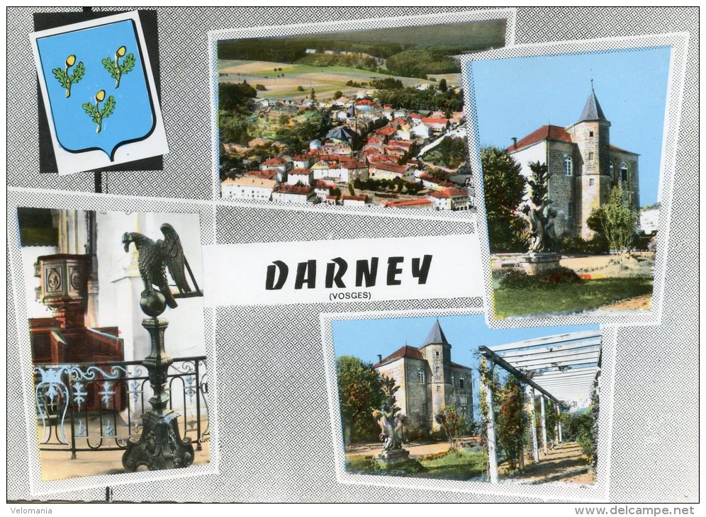 C4160 Cpsm 88 Darney - Vue Aérienne - Darney