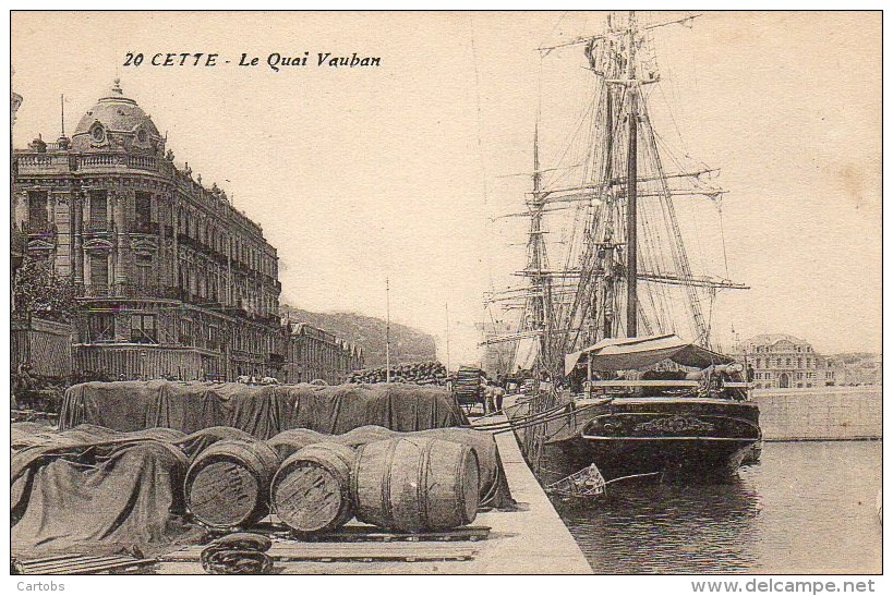 34  SETE (CETTE)  Le Quai Vauban - Sete (Cette)