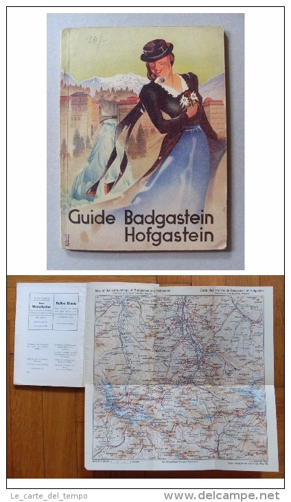 Brochure "Guide Badgastein Hofgastein" Con Piantina. - Europa