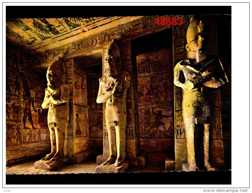 Abou Simbel Sall Des Pilliers - Abu Simbel Temples