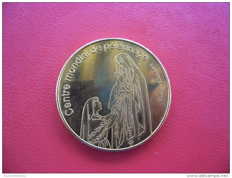 MEDAILLE De Collection Soubirou Et La Vierge Marie - Lourdes @ PELERIN - 31 Mm - National Token France - Other & Unclassified