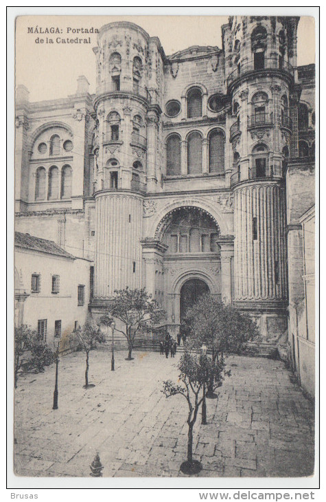 Malaga - Portada De La Catedral - Málaga