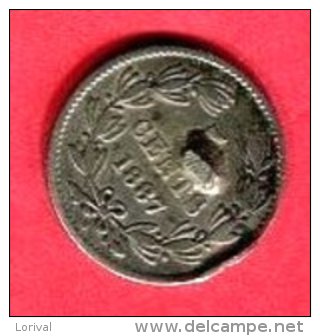 5 CENTESIMOS   1887 SOUDURE  (KM 5  )  B 5 - Nicaragua