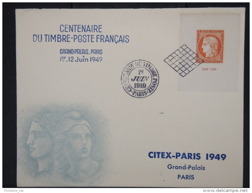 FRANCE-F.D.C. Du Centenaire Du Timbre  N° Yvert 841   En 1949    P6355 - ....-1949