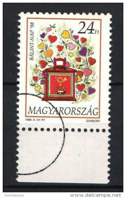 Hungary SPECIMEN STAMPS - 1998. Balint / Valentine Day Stamp - Variétés Et Curiosités