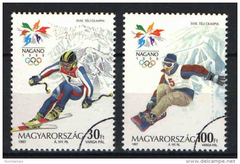 Hungary SPECIMEN STAMPS - 1998. Winter Olimpic Games, Nagano Set - Variedades Y Curiosidades