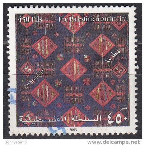 Palestina, 2003 - 450f Embroidery - Nr.172 Usato° - Palestina