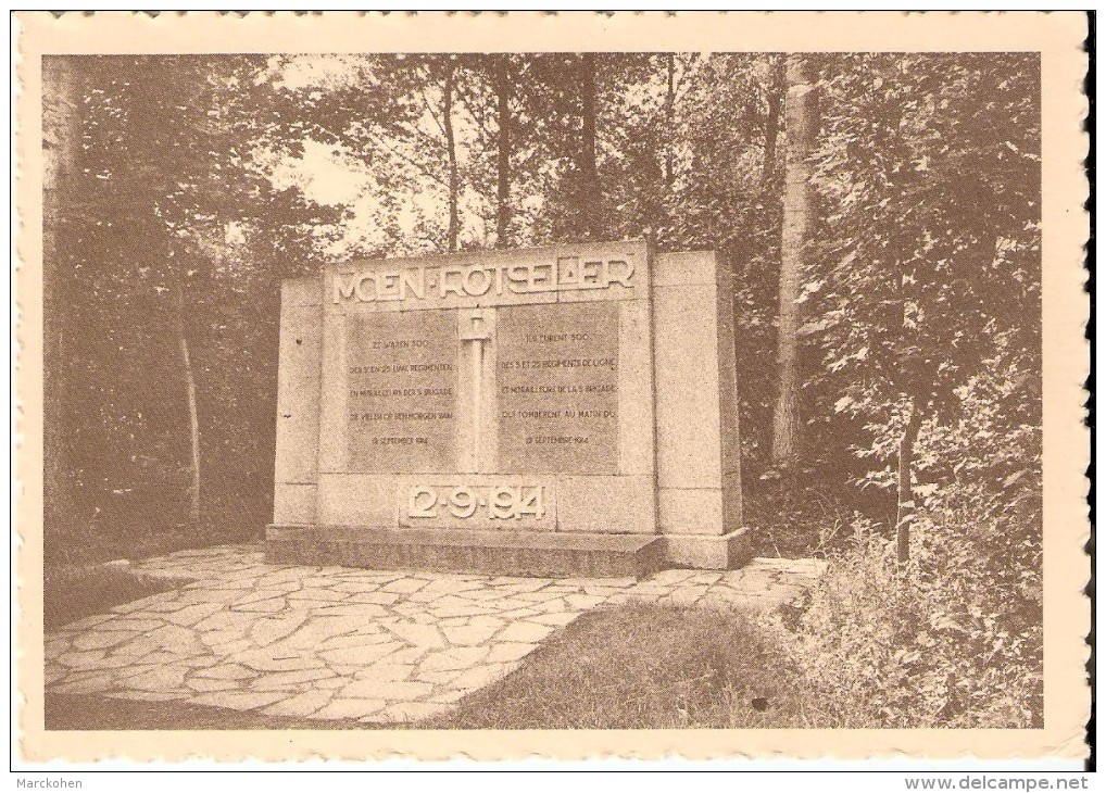 ROTSELAAR (3110) : Gedenksteen Van De Slag Aan De Molen, 12-9-1914. Onthuld Op 22-9-1935 (foto 1948). CPSM. - Rotselaar