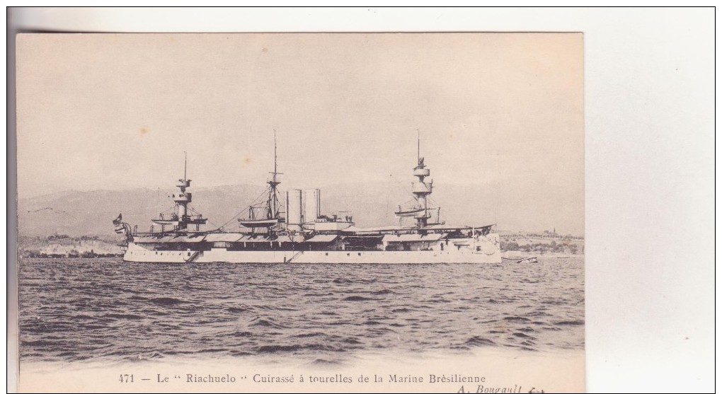 CPA -  471. Le "RICHELIEU" Cuirassé à Tourelles De La Marine Brésilienne - Autres & Non Classés