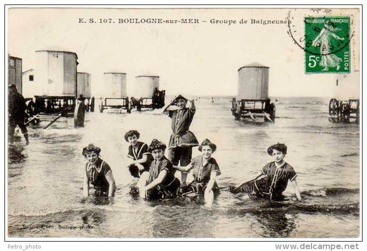 Boulogne Sur Mer - Groupe De Baigneuses - Boulogne Sur Mer