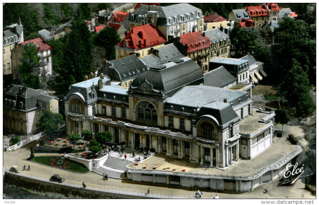 N°43155 -cpsm La Bourboule -vue Générale Du Casino- - Casinos