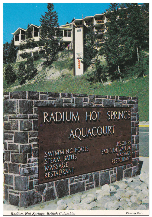 Radium Hot Springs Aquacourt , RADIUM HOT SPRINGS , B.C. , Canada , 50-70s - Autres & Non Classés