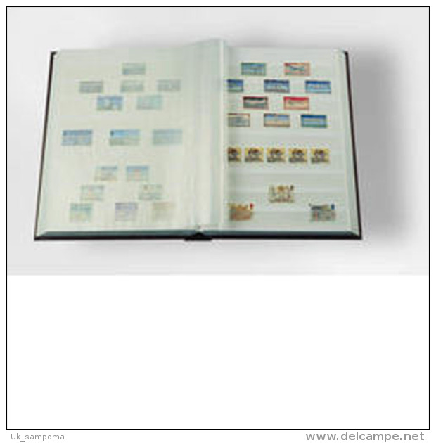 Stockbook A4, 64 White Pages,padded Cover, Black - Raccoglitori Vuoti