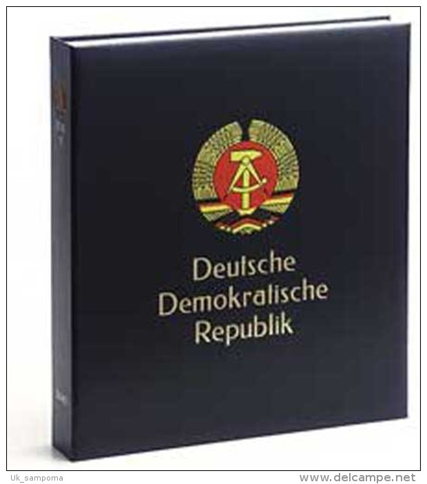 DAVO 3134 Luxe Stamp Album Germany DDR IV 1980-1985 - Binders Only