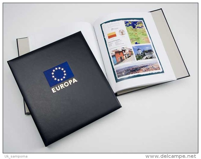 DAVO 3330 Luxe Stamp Album Capitales Europeens 2002–2020 - Alben Leer