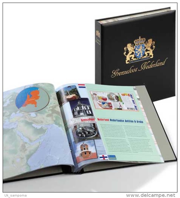 DAVO 334 Luxe Stamp Album Grenzeloos Nederland 2008-2016 - Binders Only