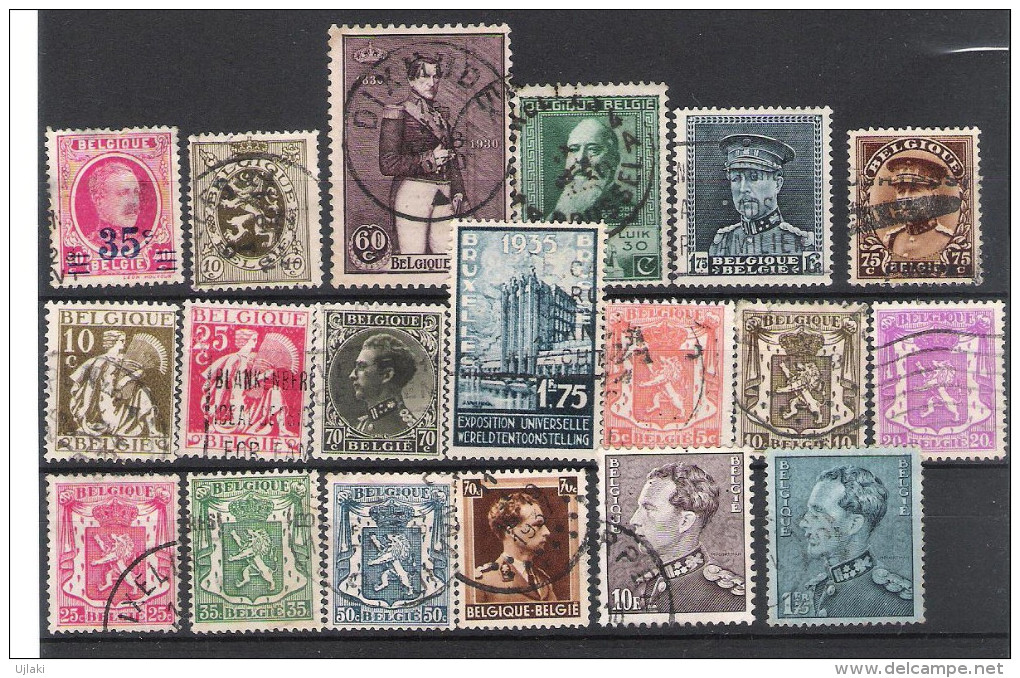 BELGIQUE:mini Collection De 90 TP(avec TP Colis Postaux Et Occup.allemande) - Collections