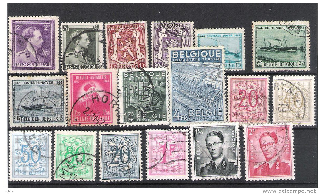 BELGIQUE:mini Collection De 90 TP(avec TP Colis Postaux Et Occup.allemande) - Collections