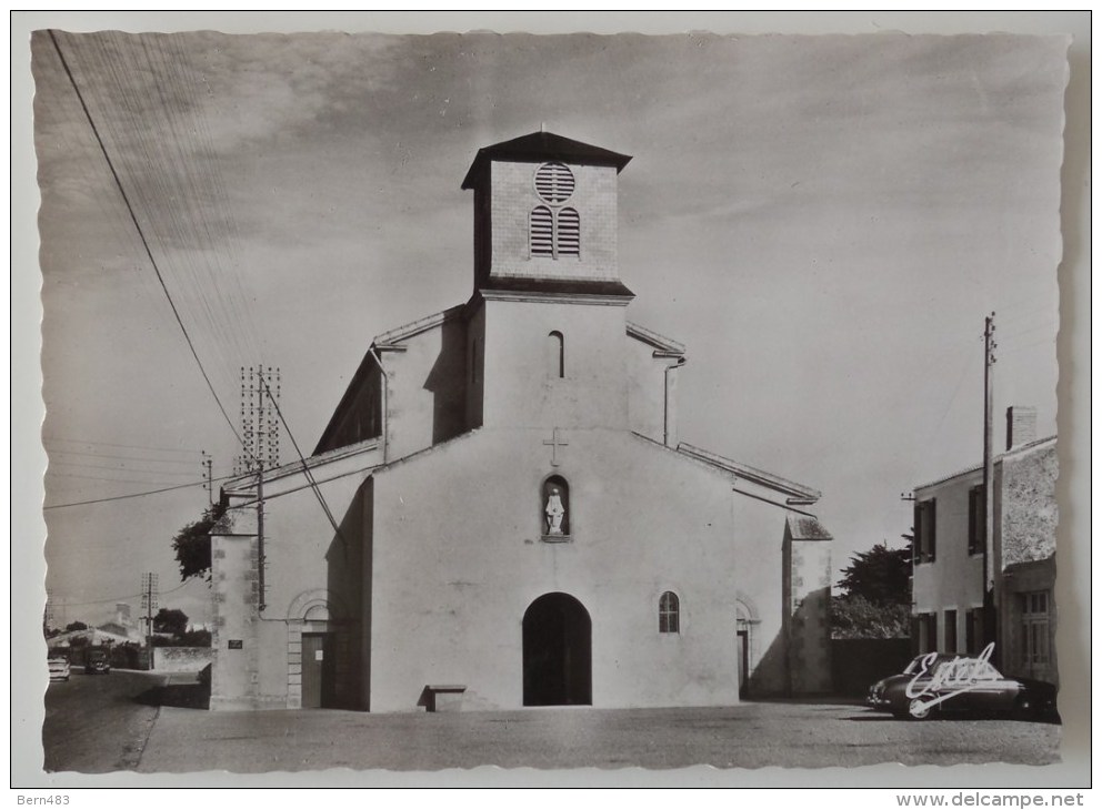 CPSM île De Noirmoutier - La Guérinière : église Notre-Dame De Bon Secours (8978) NEUVE - Ile De Noirmoutier