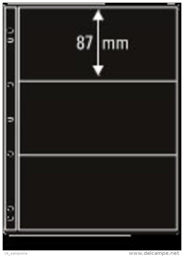 PRINZ PRO-FIL System 8003 5 Sheets 3 Pockets 87 X 195 Mm - Vierges