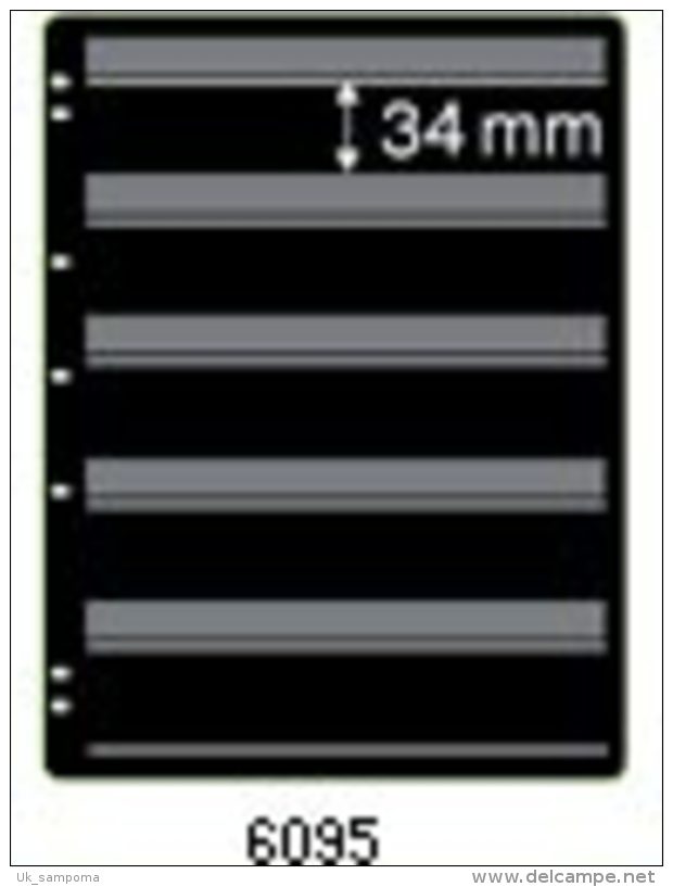 PRINZ Stock Pages 6095 Prinz-plus-System 5 Pockets Each 34 Mm Height - Vierges