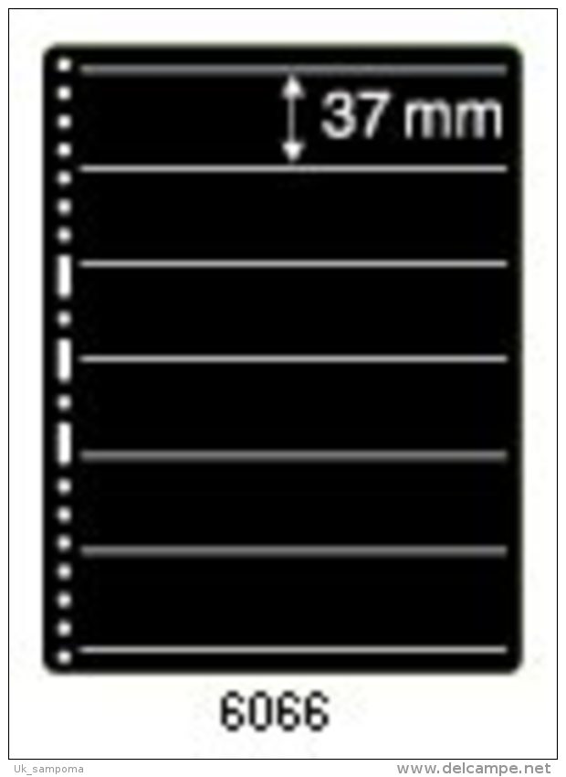 PRINZ Stock Pages 6776 Prinz-System, Double-sided 6 Pockets Each 37 Mm Height - Blankoblätter