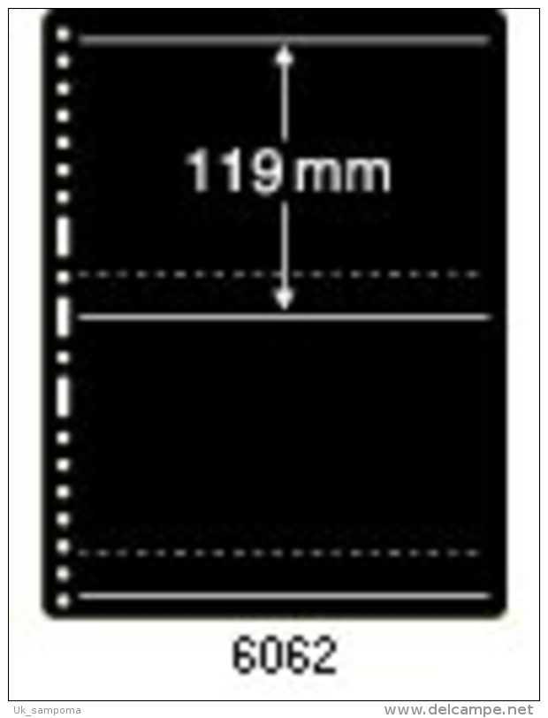 PRINZ Stock Pages 6762 Prinz-System 2 Pockets Each 119 Mm Height - Blankoblätter