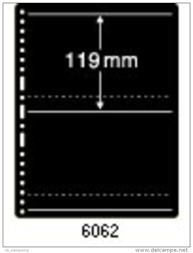 PRINZ Stock Pages 6062 Prinz-System 2 Pockets Each 119 Mm Height - Blankoblätter