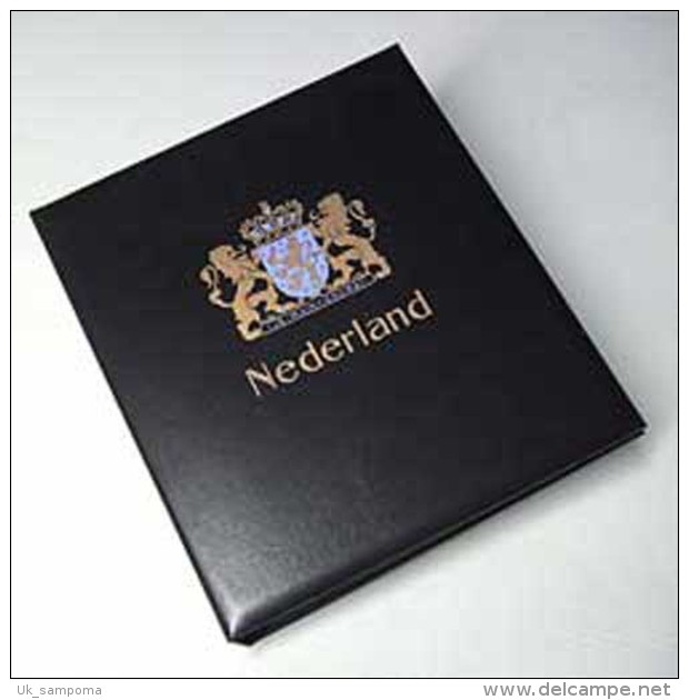 DAVO 29721 Kosmos Luxe Binder Stamp Album Netherlands - Groot Formaat, Zwarte Pagina