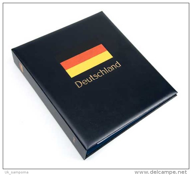 DAVO 29724 Kosmos Luxe Binder Stamp Album Germany - Large Format, Black Pages