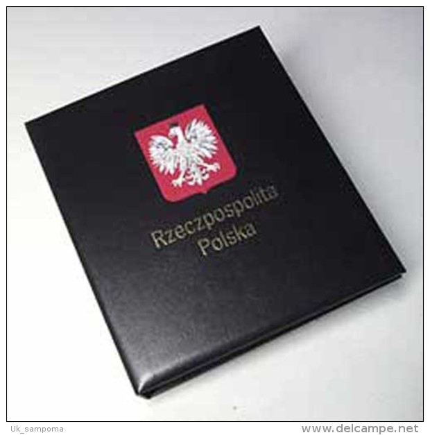 DAVO 29728 Kosmos Luxe Binder Stamp Album Poland - Large Format, Black Pages