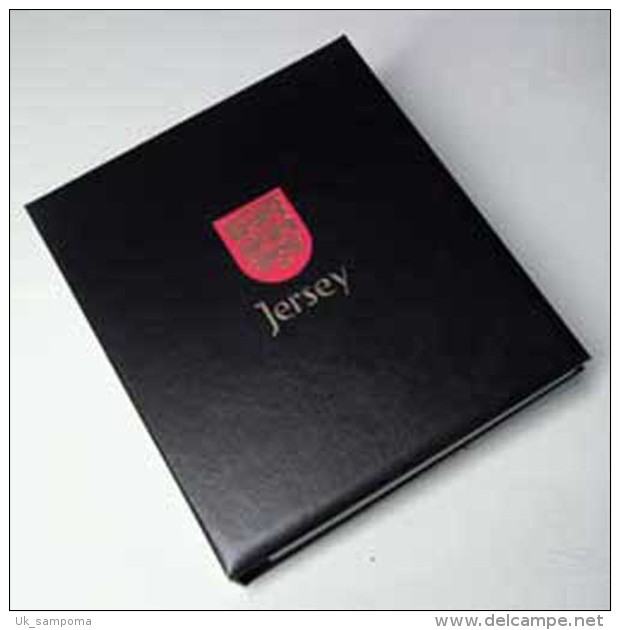 DAVO 29729 Kosmos Luxe Binder Stamp Album Jersey - Formato Grande, Fondo Negro